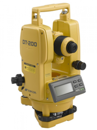 Cách dùng máy kinh vĩ điện tử DT - 200